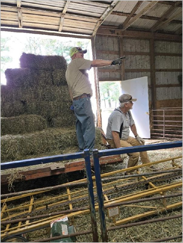 My barn; now full of hay. Photo: Letty Klein